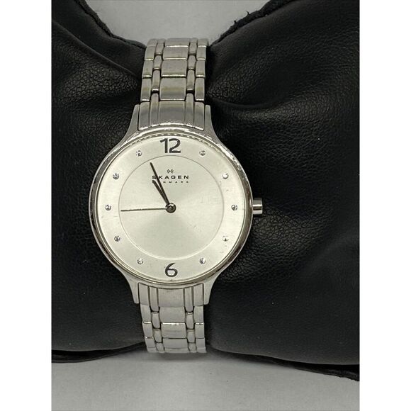 Skagen SKW2254 Womens Silver Stainless Steel Analog Dial Quartz Wrist Watch JK44 main image 8